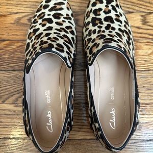 Brand new leopard loafers
